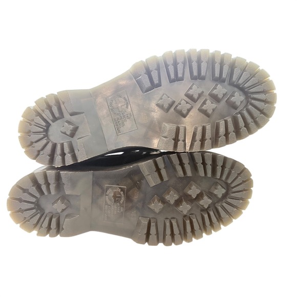 Dr. Martens Adrian Quad Tassel Loafer Black Leather Platform US W8 M7 - Picture 8 of 9